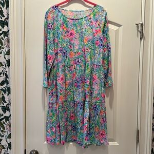 Lilly Pulitzer Geanna Dress - Alligator Isle NWT XL
